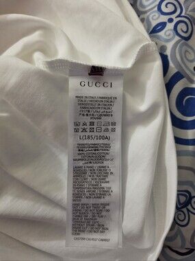 Gucci Men’s White Cotton T-Shirt